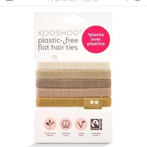 Kooshoo Plastic-Free Flat Hair Ties